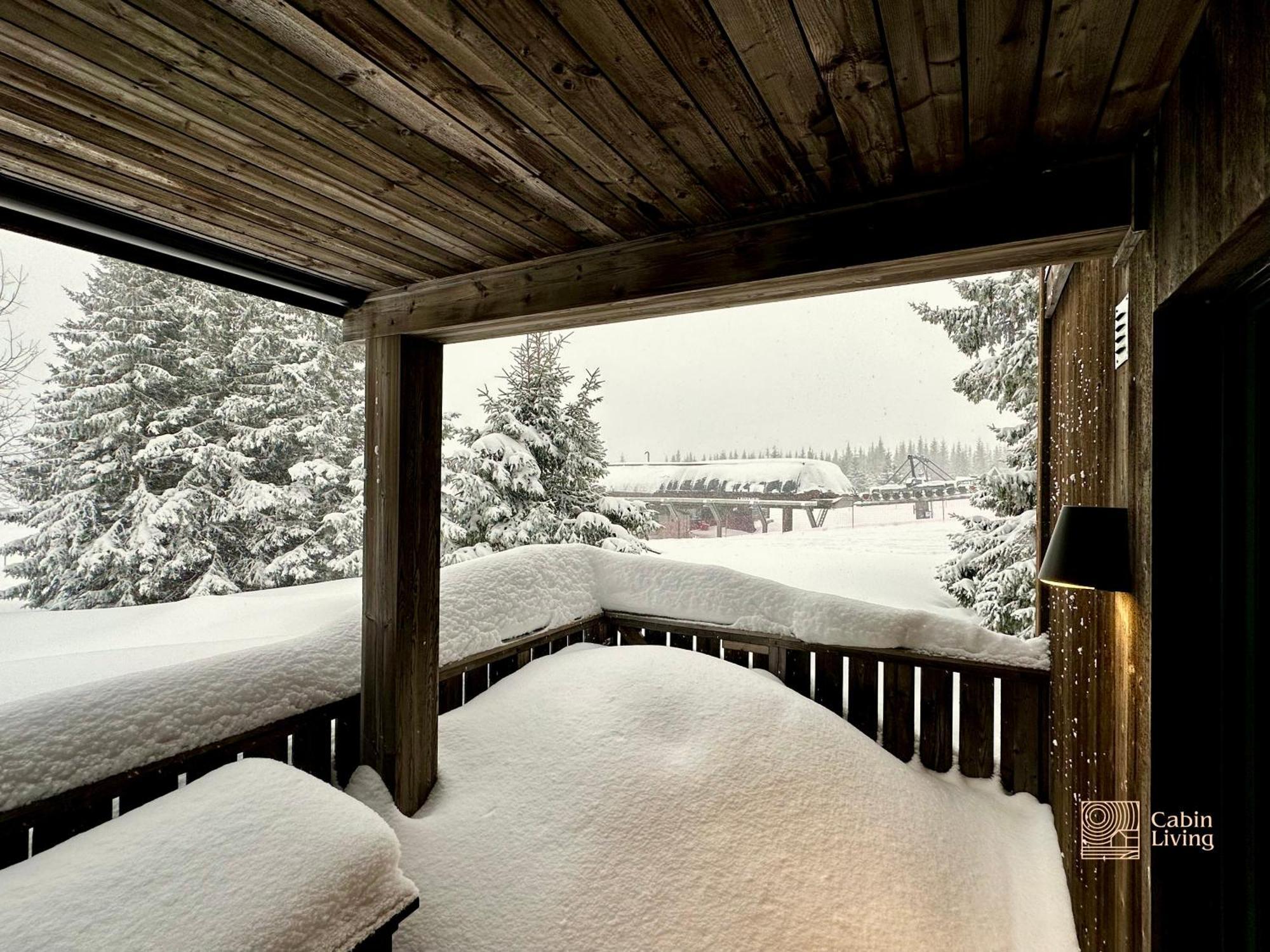 Modern Ski-In Out Apartment At Sjusjoen מראה חיצוני תמונה